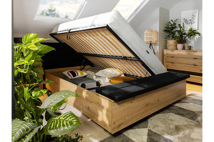 Ostia lift up storage Bed (Euro queen)