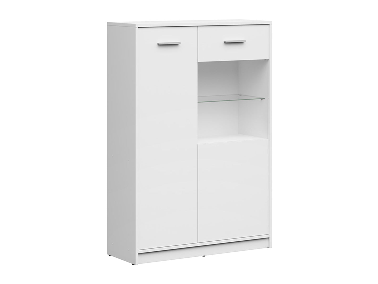 Nepo Plus glass-door cabinet