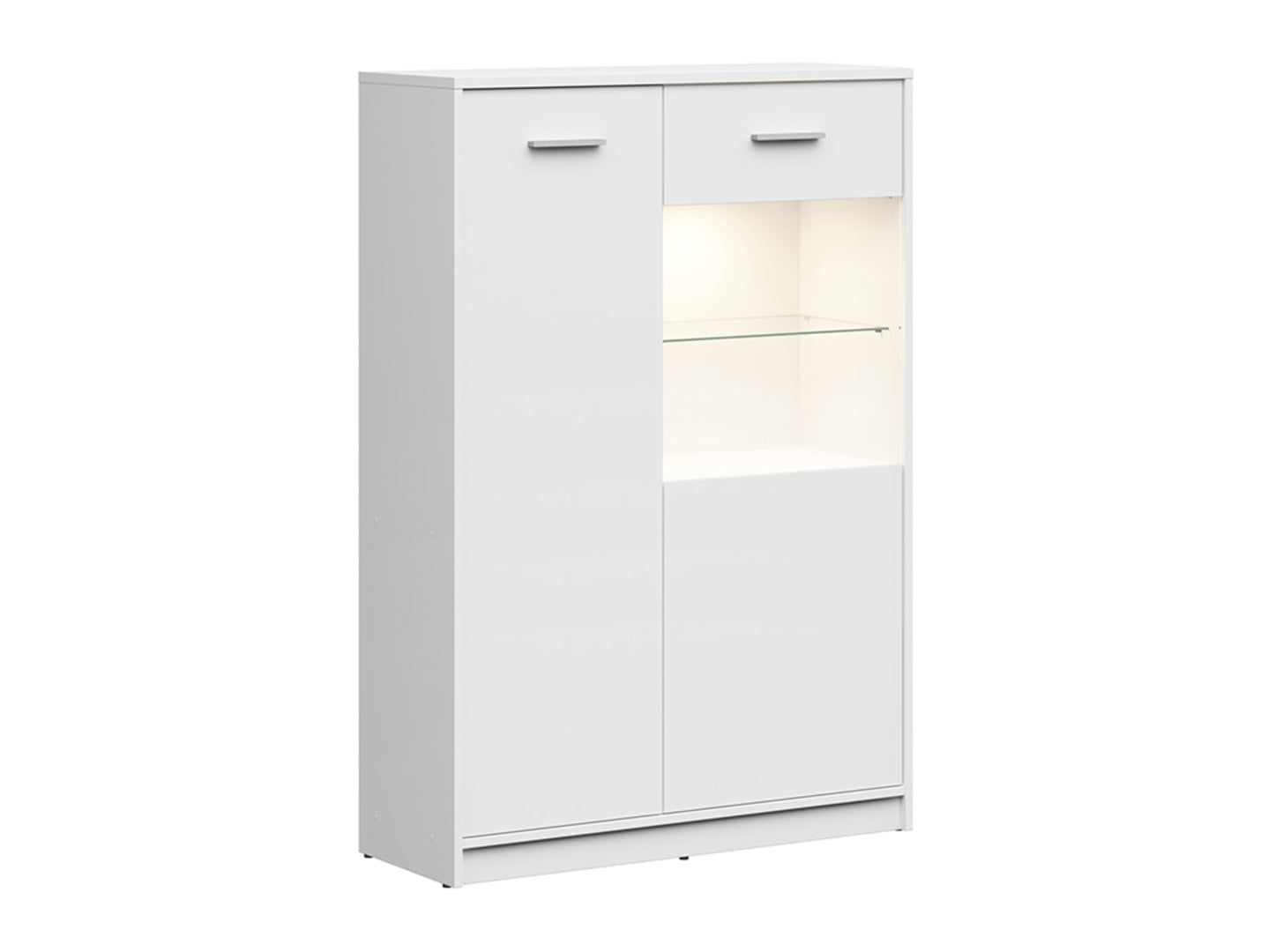 Nepo Plus glass-door cabinet