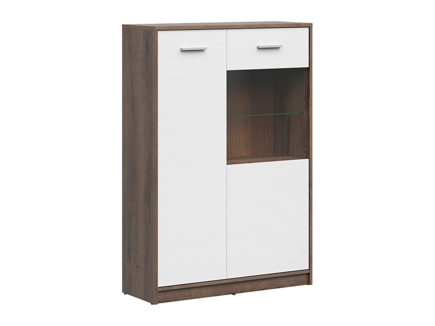 Nepo Plus glass-door cabinet