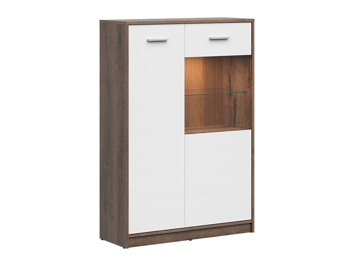 Nepo Plus glass-door cabinet