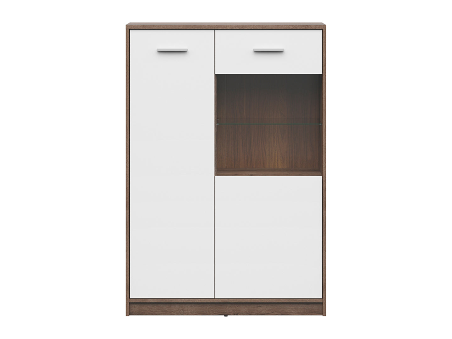 Nepo Plus glass-door cabinet