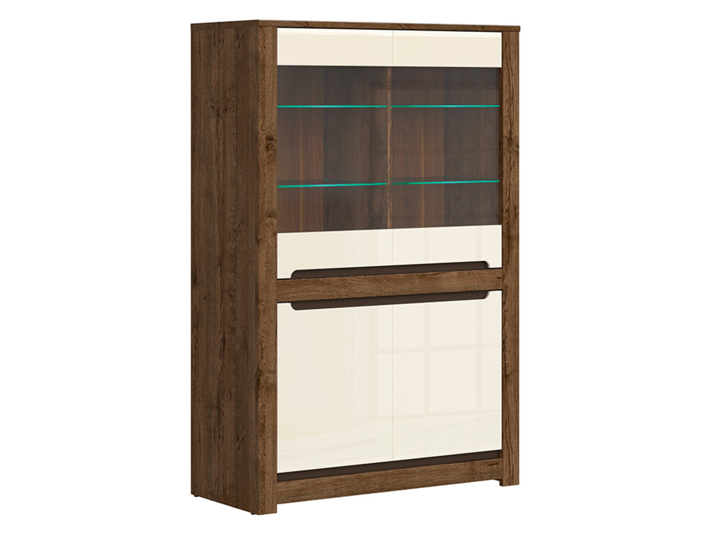 Ruso glass-door cabinet